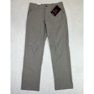 Men's Straight-Leg Pants in Taupe
